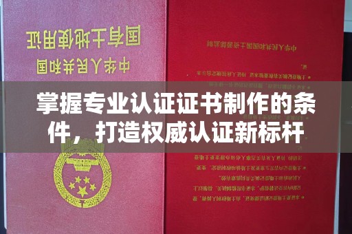 南川掌握专业认证证书制作的条件，打造权威认证新标杆